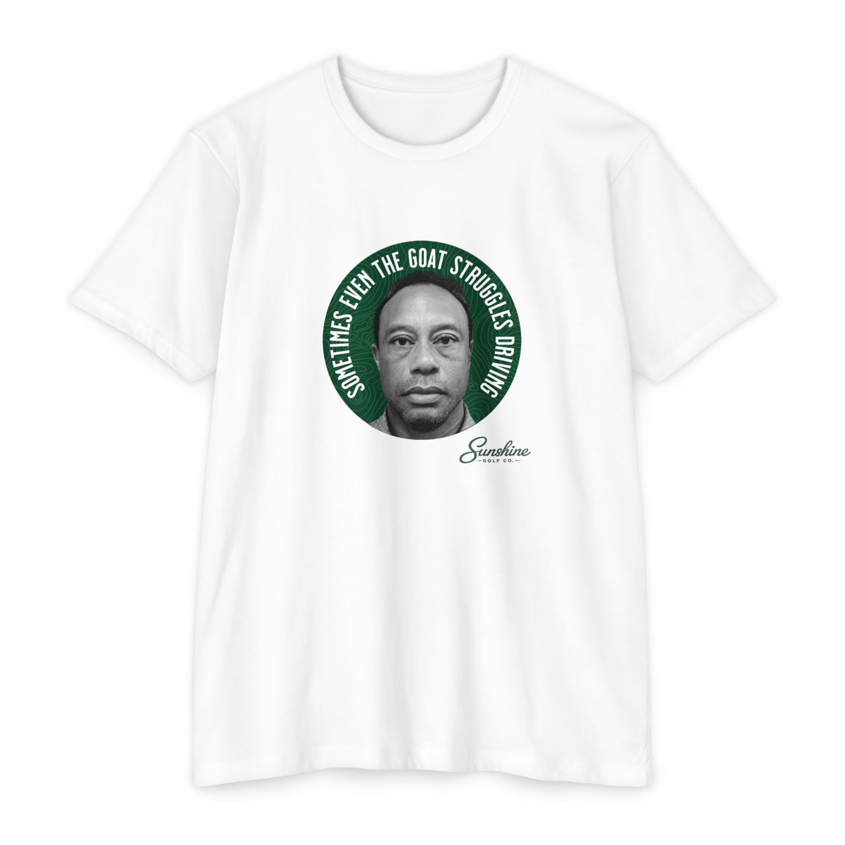 Something's Even The Goat Struggles Driving T-Shirt | Portrait Graphic