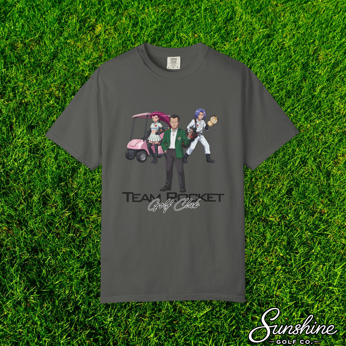 Team Rocket Golf Club T-Shirt | Anime Parody Golf Shirt