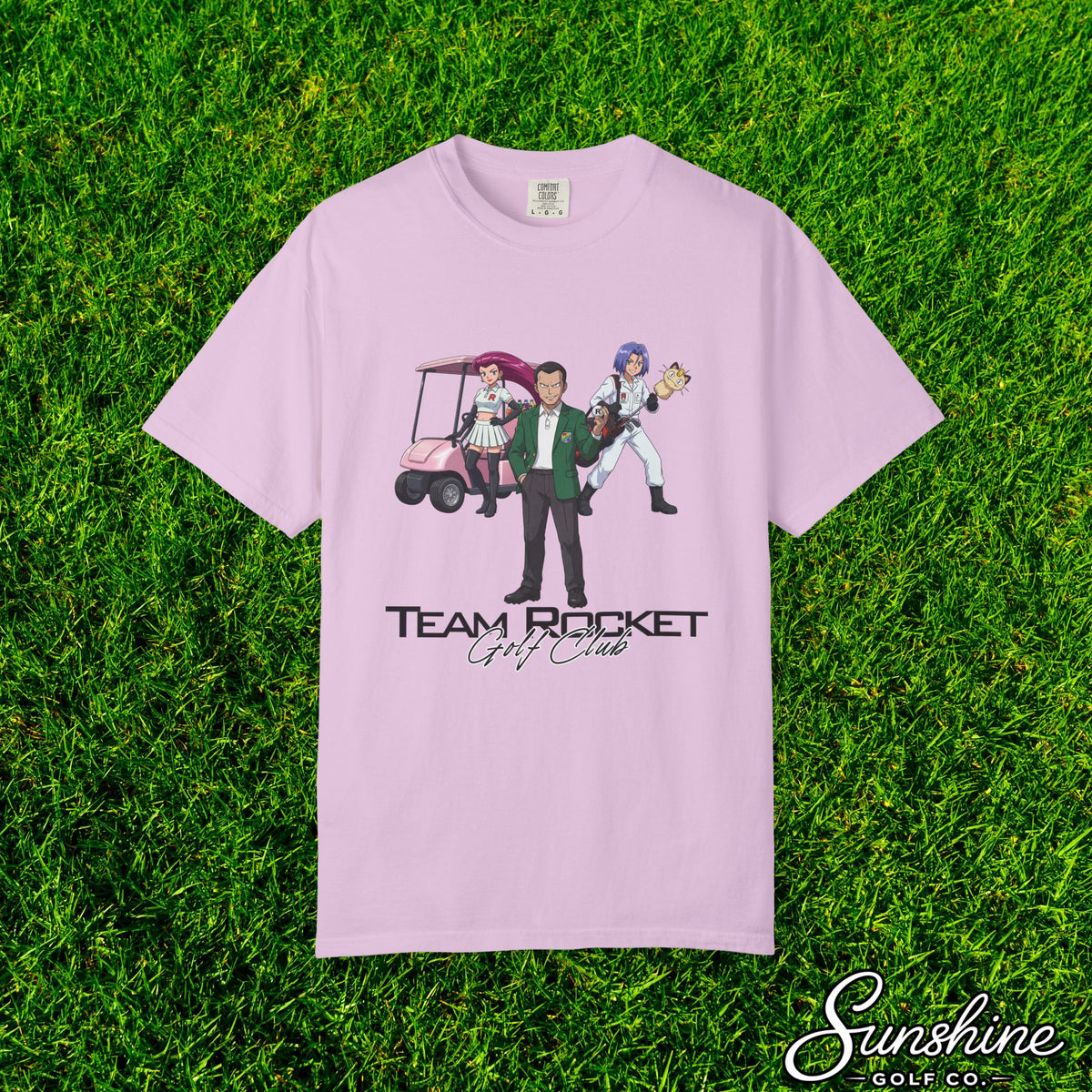 Team Rocket Golf Club T-Shirt | Anime Parody Golf Shirt