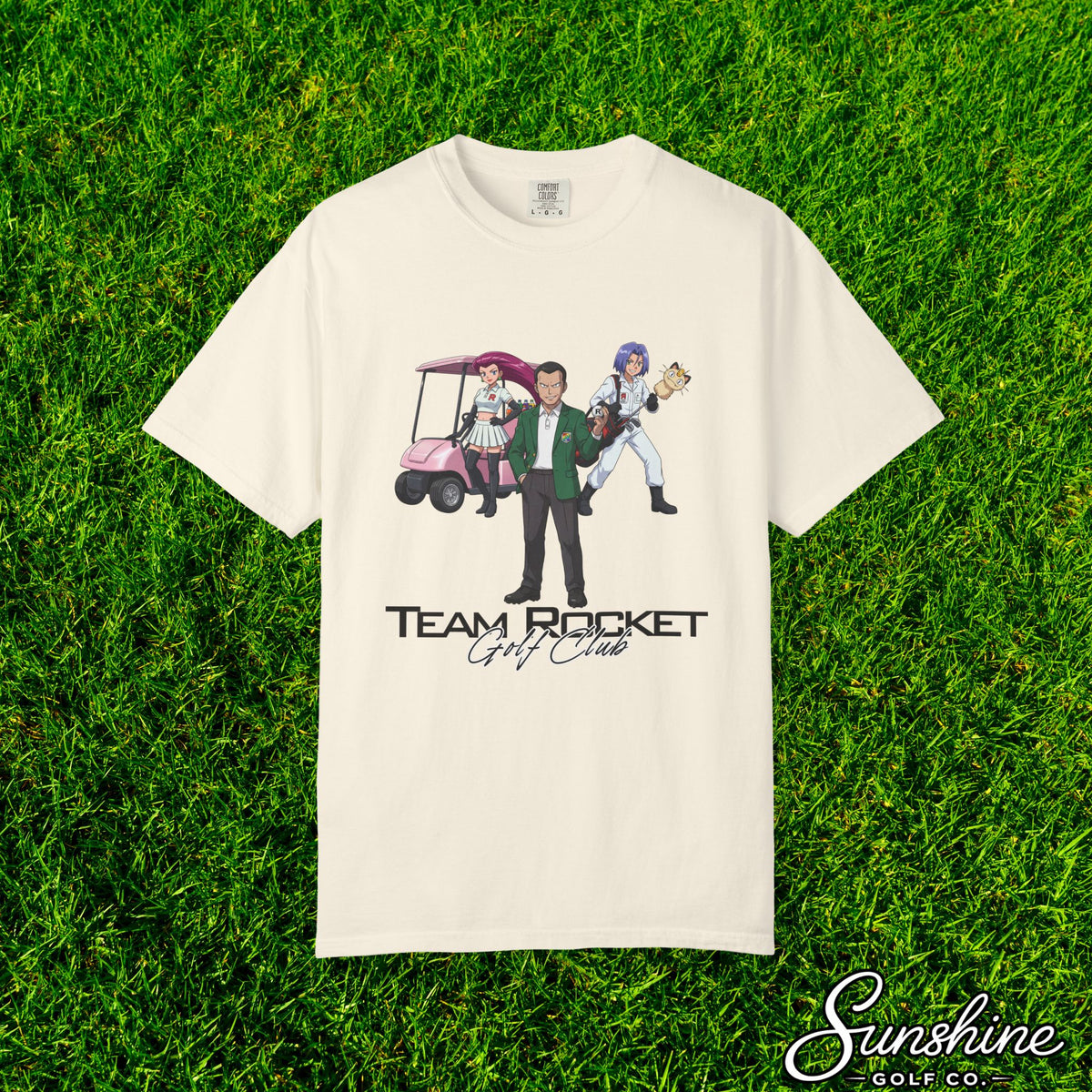 Team Rocket Golf Club T-Shirt | Anime Parody Golf Shirt