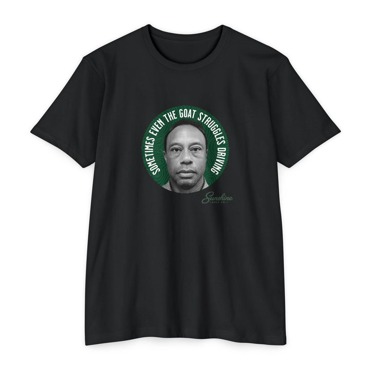 Something's Even The Goat Struggles Driving T-Shirt | Portrait Graphic