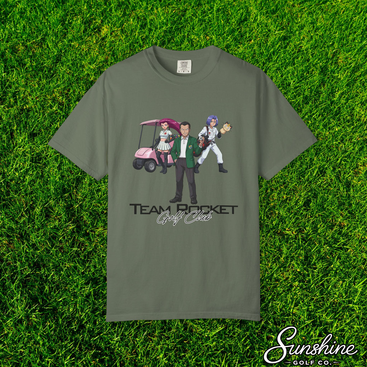 Team Rocket Golf Club T-Shirt | Anime Parody Golf Shirt