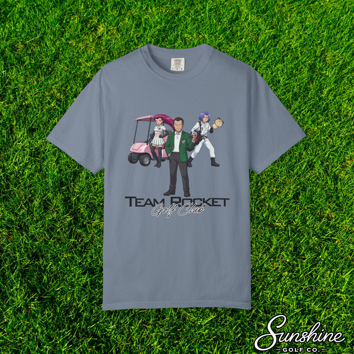 Team Rocket Golf Club T-Shirt | Anime Parody Golf Shirt