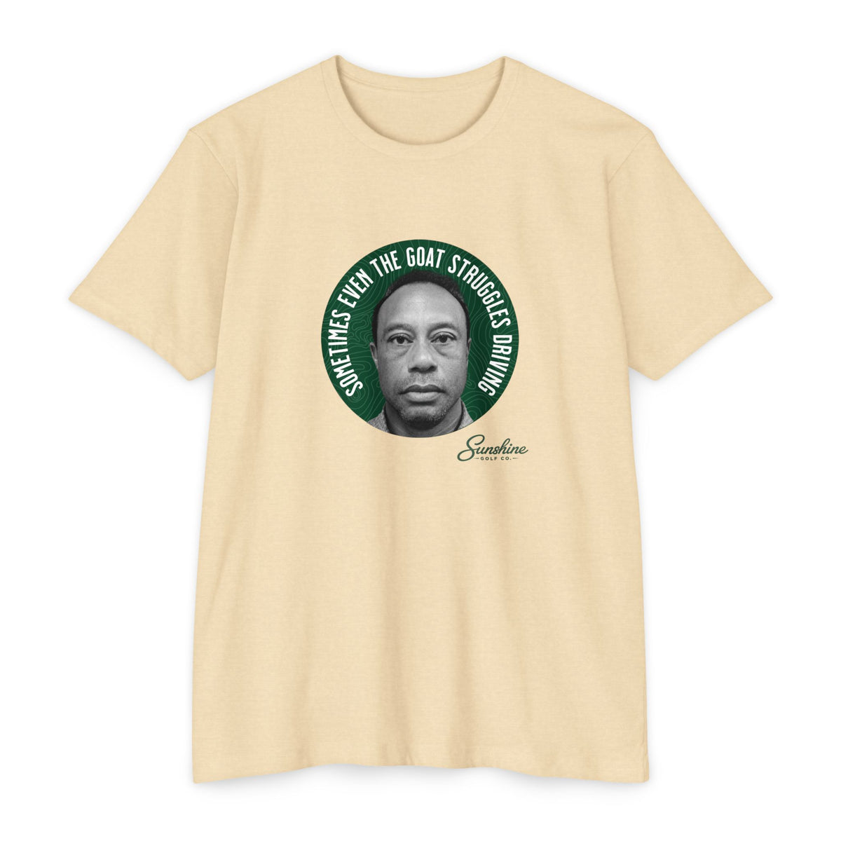Something's Even The Goat Struggles Driving T-Shirt | Portrait Graphic
