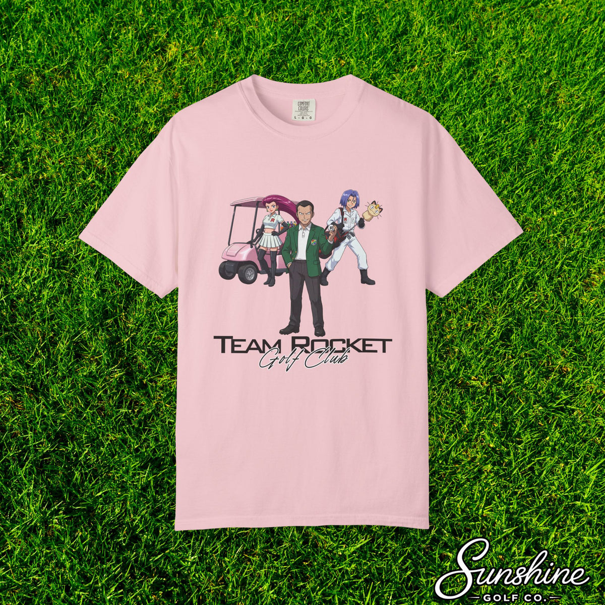 Team Rocket Golf Club T-Shirt | Anime Parody Golf Shirt