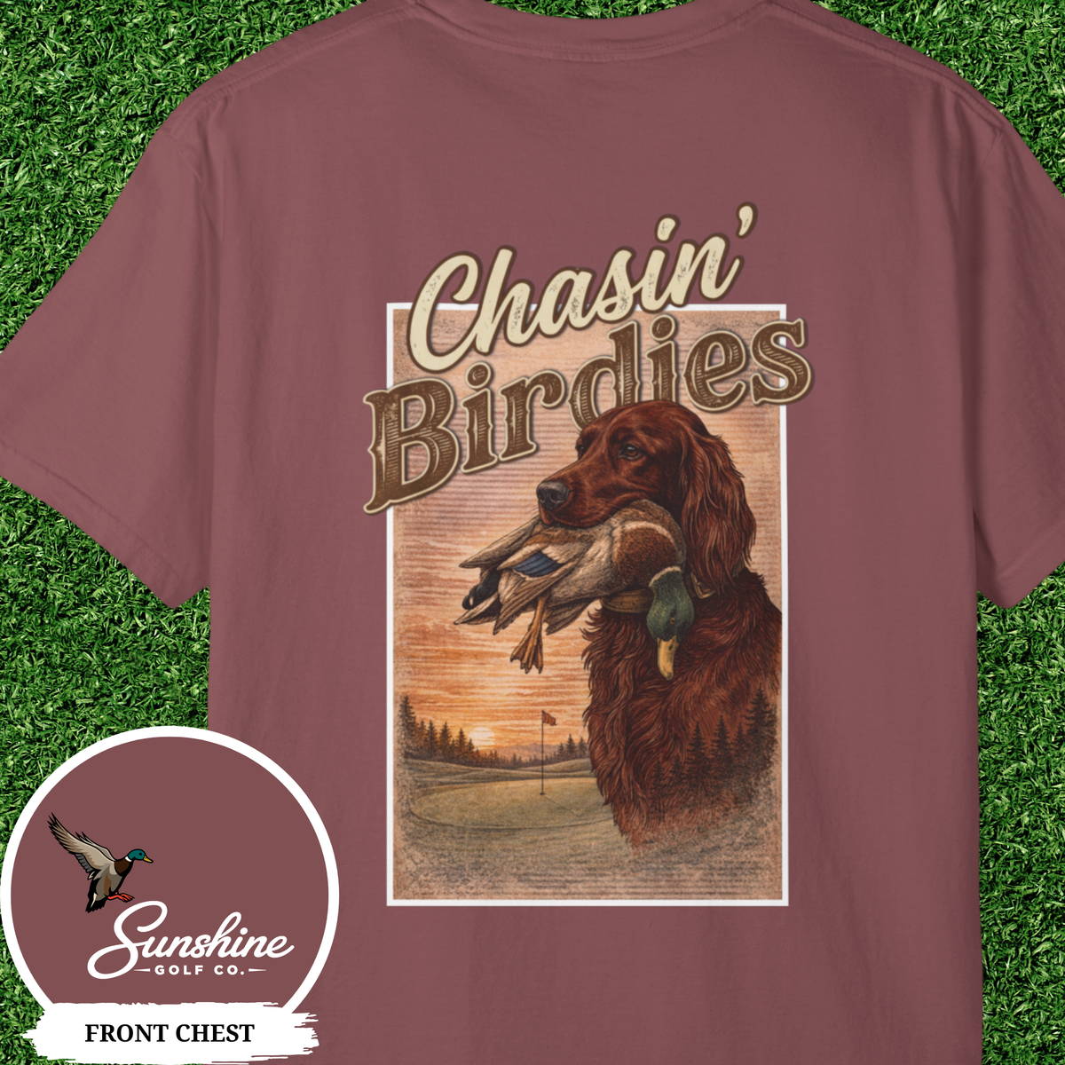 Chasin' Birdies Retriever Graphic T-shirt | Duck Hunting, Vintage Hunting Dog