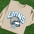 Detroit Golf Sweatshirt, Vintage Bootleg Crewneck, Motor City Golf Gift, Blue Silver Gameday Sweatshirt, Michigan Golf Apparel