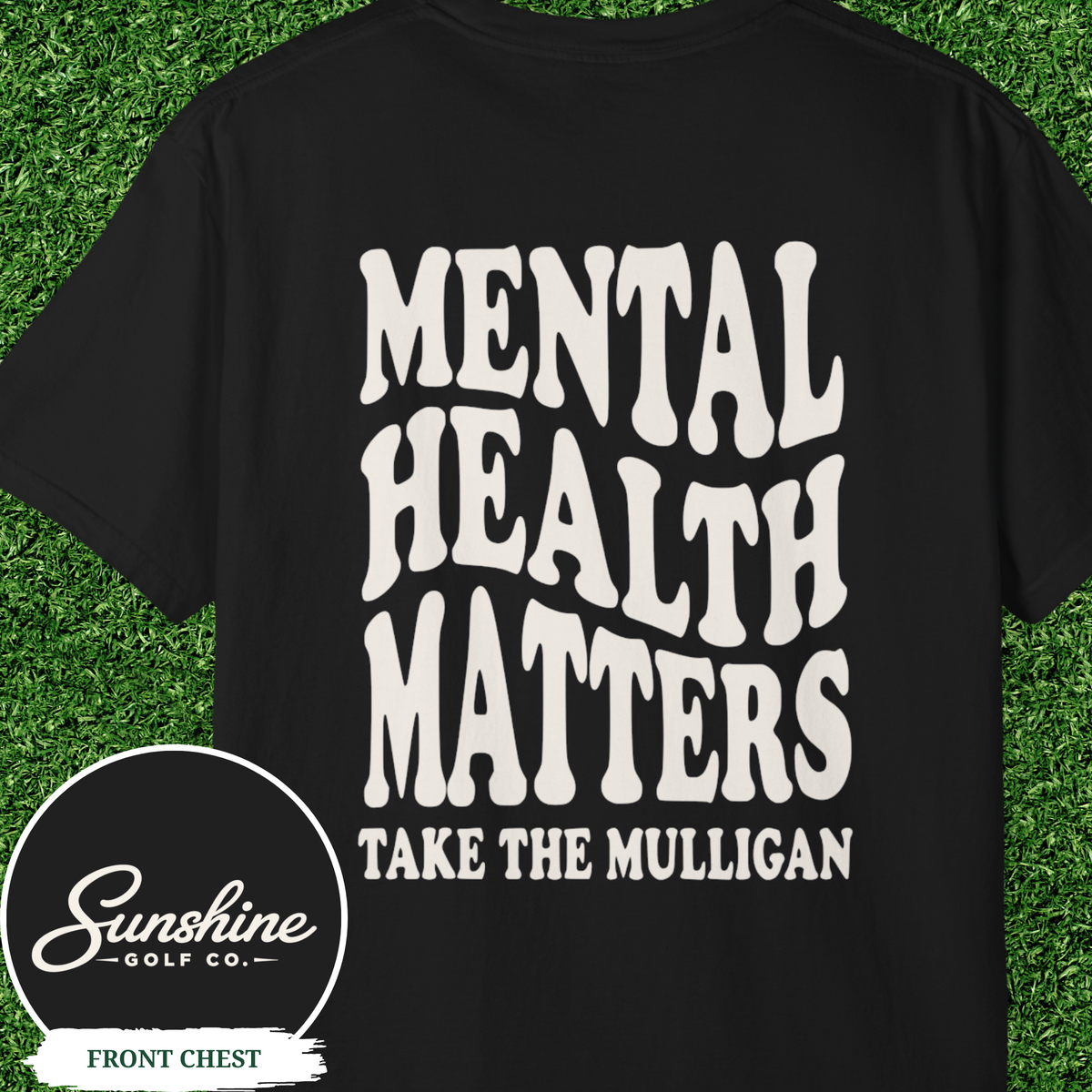 Mental Health Matters Shirt Men, Take the Mulligan Funny Golf Tee, Comfort Colors Golf Gifts for Men, Golf Dad Gift, Golfer Shirt