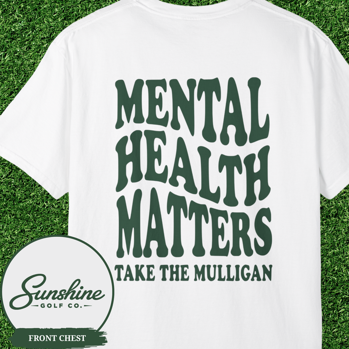 Mental Health Matters Shirt Men, Take the Mulligan Funny Golf Tee, Comfort Colors Golf Gifts for Men, Golf Dad Gift, Golfer Shirt