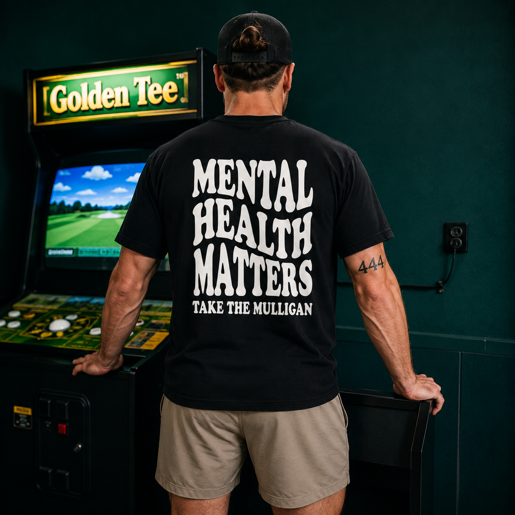 Mental Health Matters Shirt Men, Take the Mulligan Funny Golf Tee, Comfort Colors Golf Gifts for Men, Golf Dad Gift, Golfer Shirt