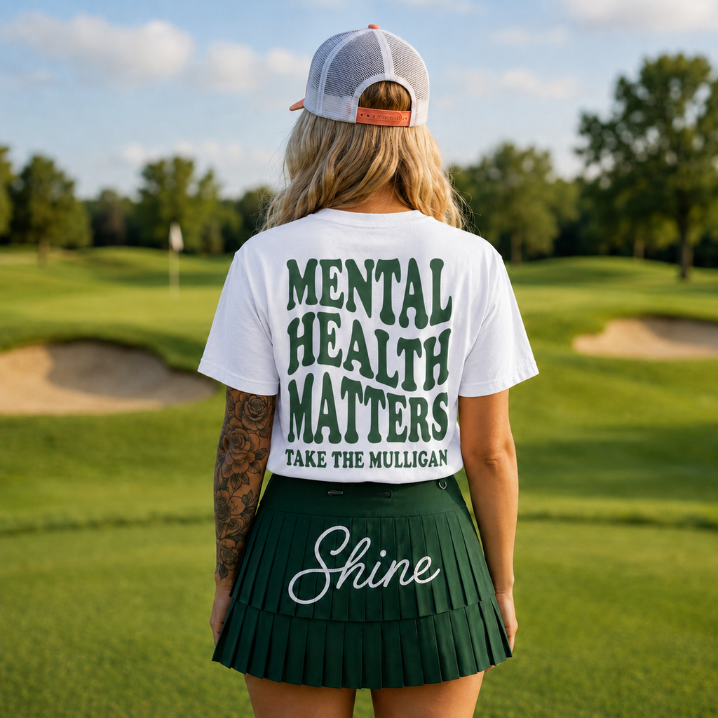 Mental Health Matters Shirt Men, Take the Mulligan Funny Golf Tee, Comfort Colors Golf Gifts for Men, Golf Dad Gift, Golfer Shirt
