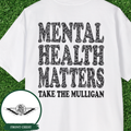 Take The Mulligan Mental Health Matters Golf Shirt Oversized Golf Sweatshirt Elephant Tee Mental Health Awareness Gift for Golfer