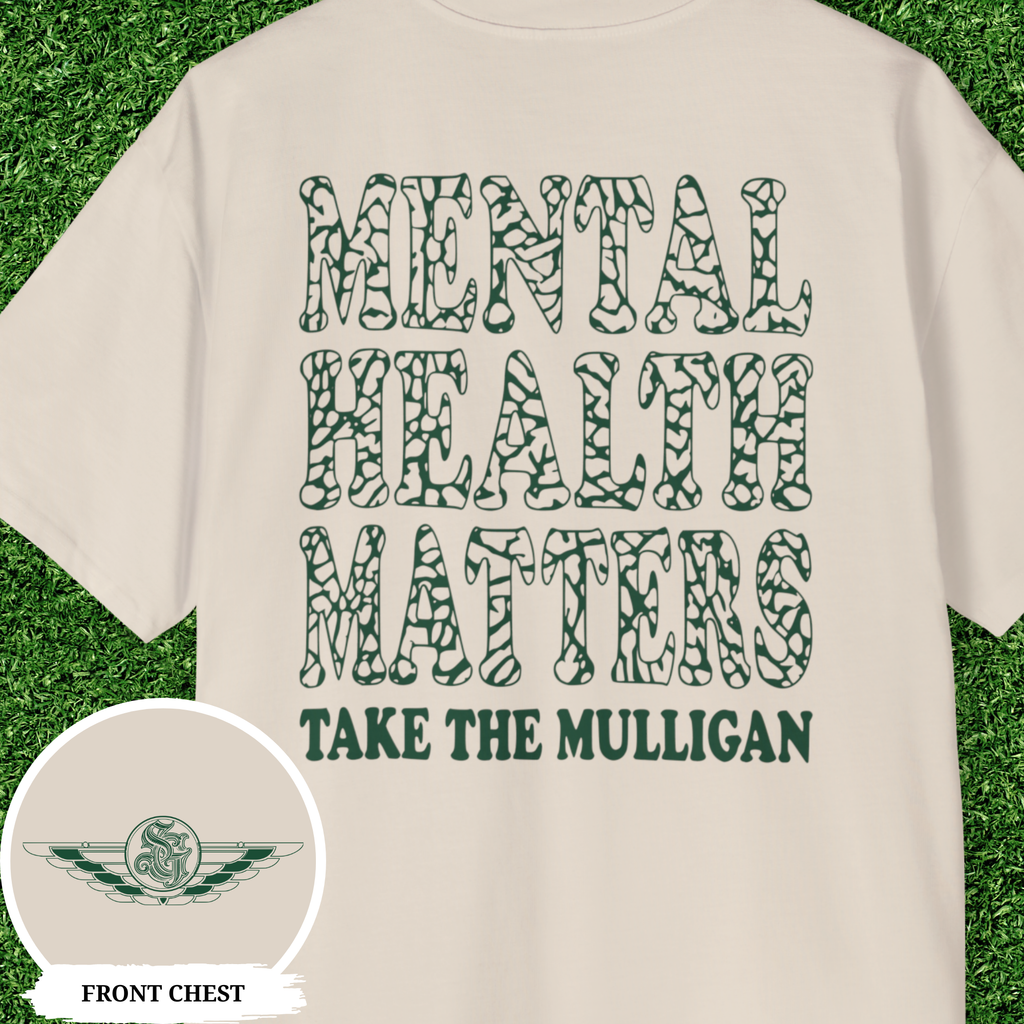 Take The Mulligan Mental Health Matters Golf Shirt Oversized Golf Sweatshirt Elephant Tee Mental Health Awareness Gift for Golfer