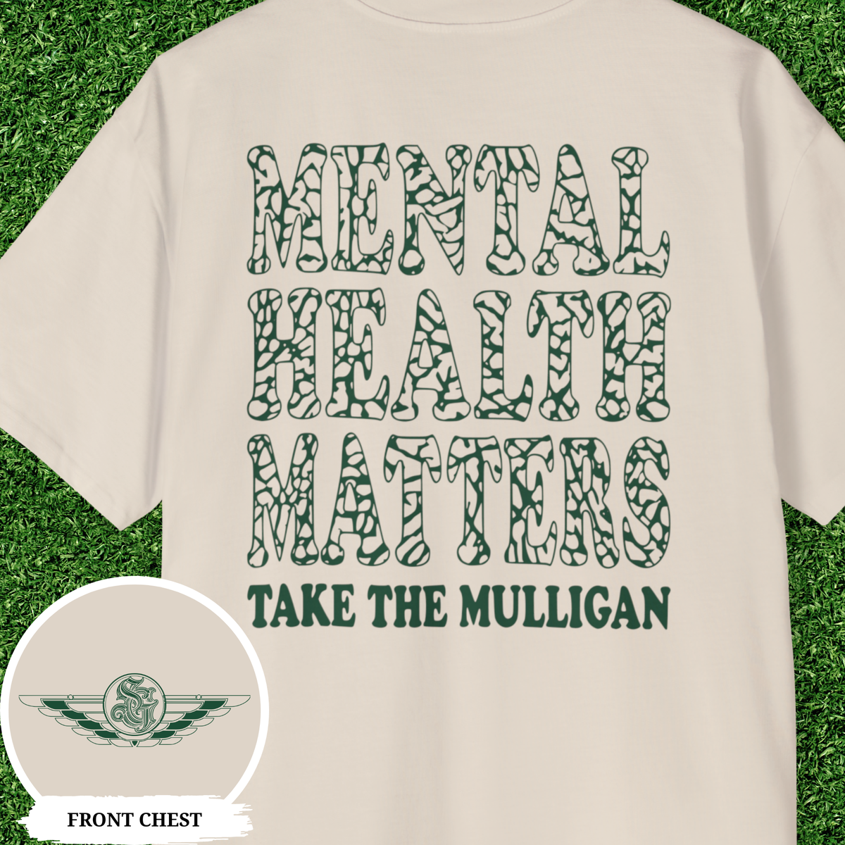 Take The Mulligan Mental Health Matters Golf Shirt Oversized Golf Sweatshirt Elephant Tee Mental Health Awareness Gift for Golfer