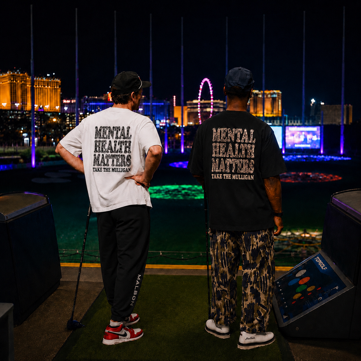 Take The Mulligan Mental Health Matters Golf Shirt Oversized Golf Sweatshirt Elephant Tee Mental Health Awareness Gift for Golfer