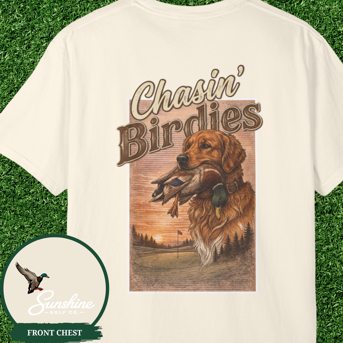 Chasin' Birdies Retriever Tee