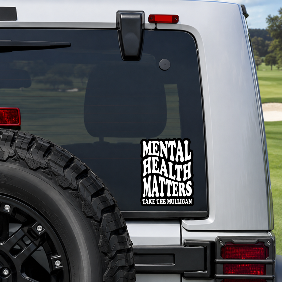 Mental Health Matters sticker | Kiss-Cut Vinyl Decal, Take The Mulligan