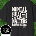 Mental Health Matters Oversized Shirt, Take the Mulligan Heavyweight Golf Tee, Boxy Streetwear Graphic Tee, Golf Gifts for Men, Golfer Gift