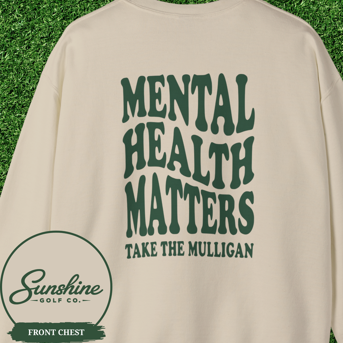 Mental Health Matters Sweatshirt Men, Take the Mulligan Golf Crewneck, Gildan 18000 Colors Style Golf Gifts for Men, Golf Dad Gift, Golfer