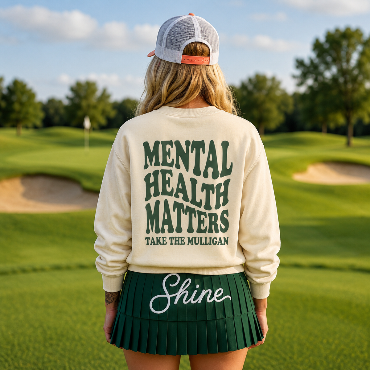 Mental Health Matters Sweatshirt Men, Take the Mulligan Golf Crewneck, Gildan 18000 Colors Style Golf Gifts for Men, Golf Dad Gift, Golfer