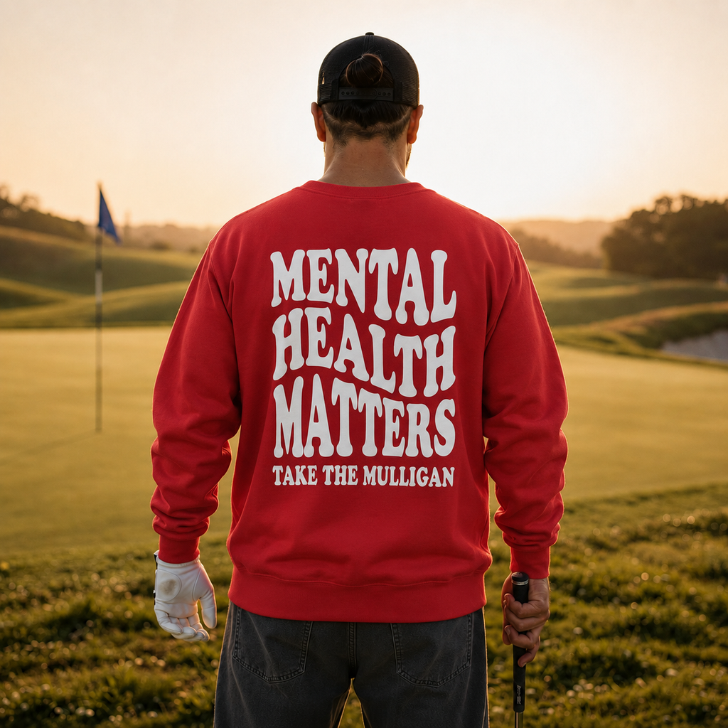 Mental Health Matters Sweatshirt Men, Take the Mulligan Golf Crewneck, Gildan 18000 Colors Style Golf Gifts for Men, Golf Dad Gift, Golfer