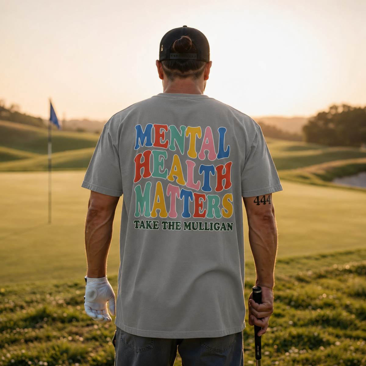Mental Health Matters T-Shirt | colorful retro lettering