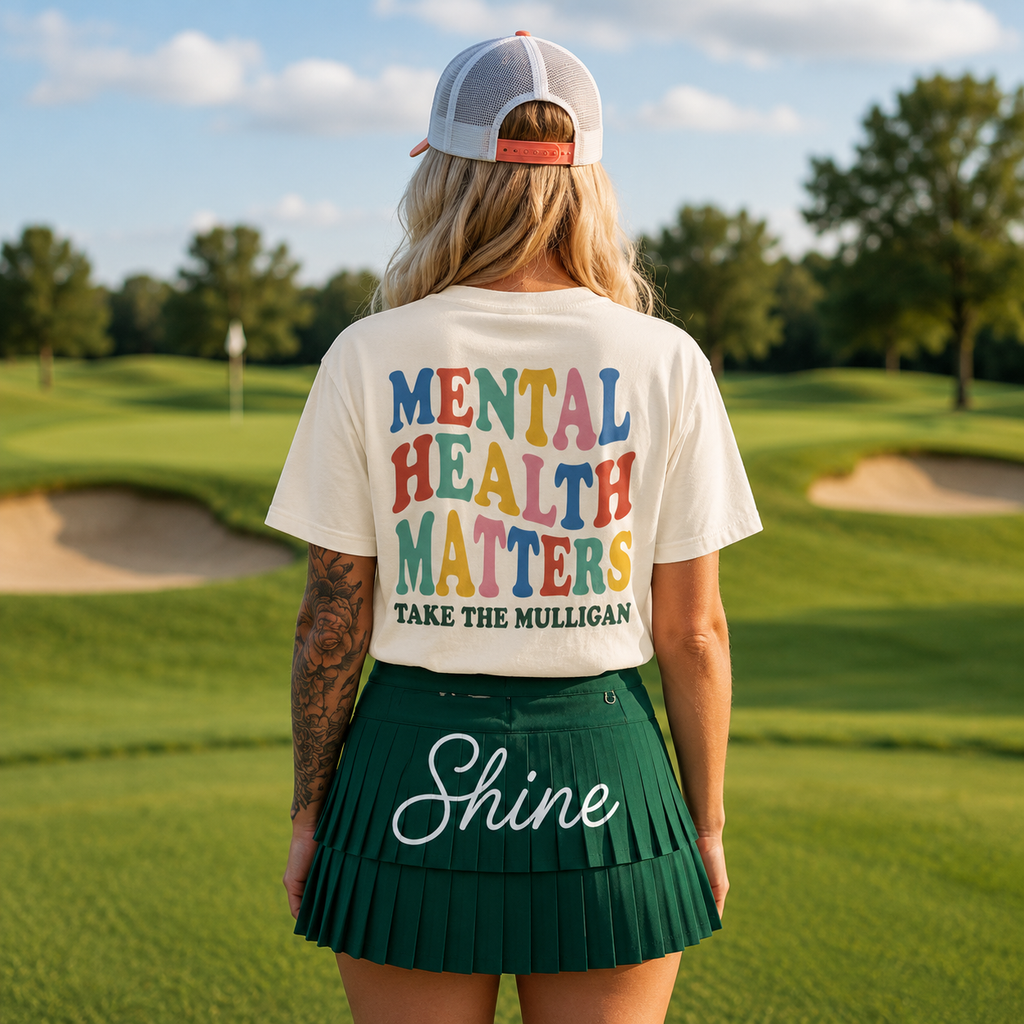 Mental Health Matters T-Shirt | colorful retro lettering