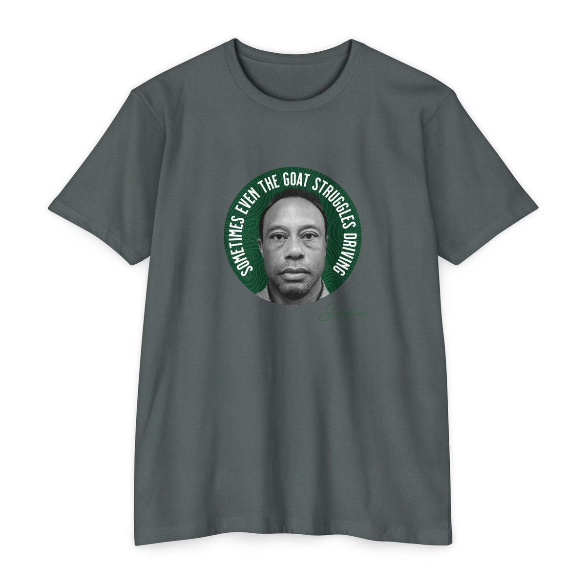 Something's Even The Goat Struggles Driving T-Shirt | Portrait Graphic
